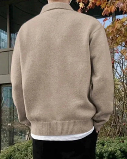 Tender™ | WOOL BUTTON HALF ZIP