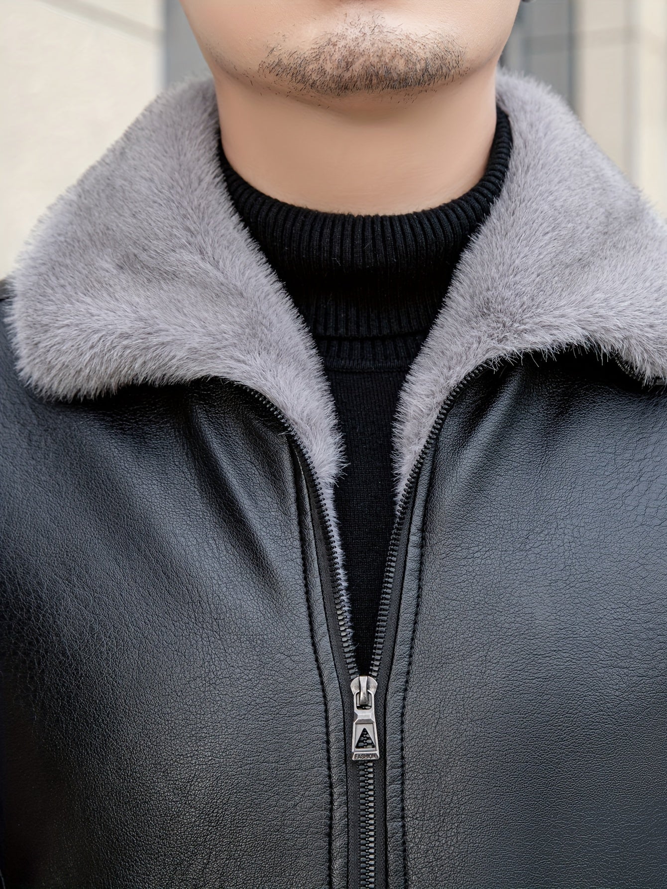 Tender™ | FLEECE-LINED LEATHER JACKET