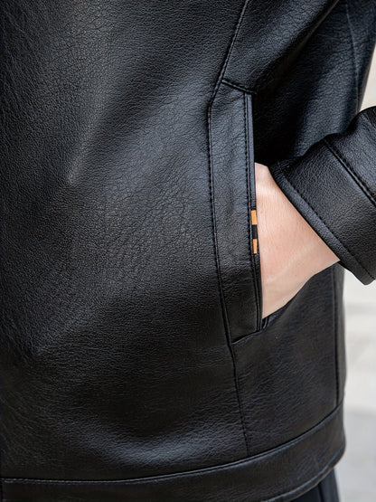 Tender™ | FLEECE-LINED LEATHER JACKET